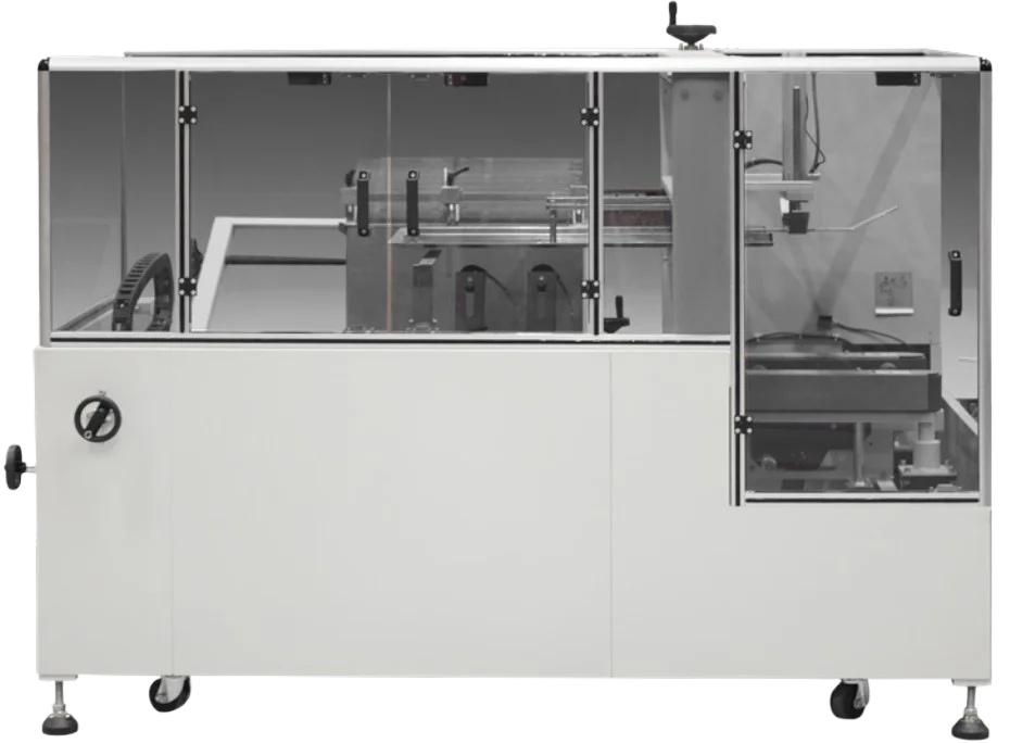 Case selector — automatic cardboard case opening